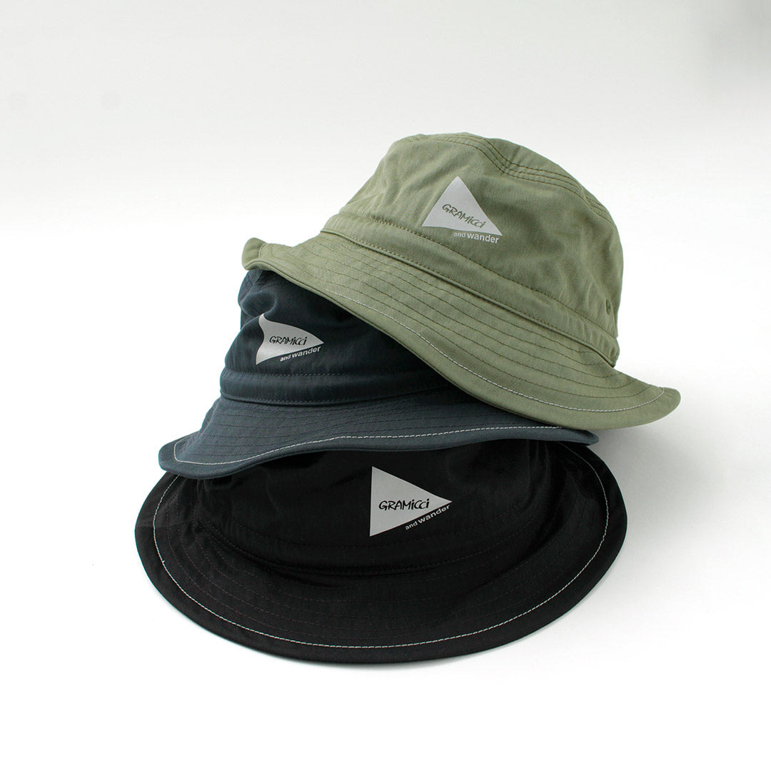 AND WANDER / Gramicci Nylon Cotton Hat