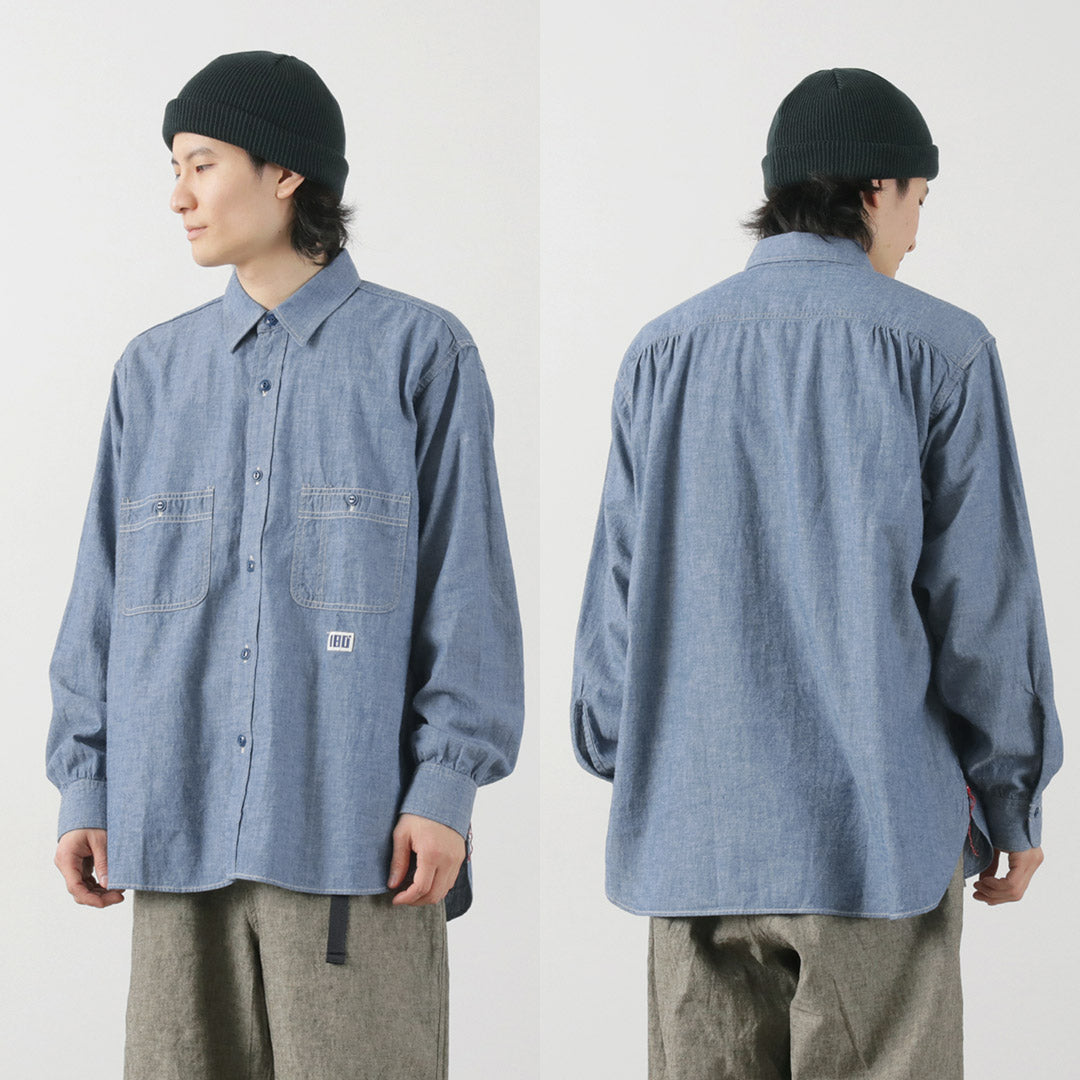 ILL ONE EIGHTY / Camisa de trabajo Chambray