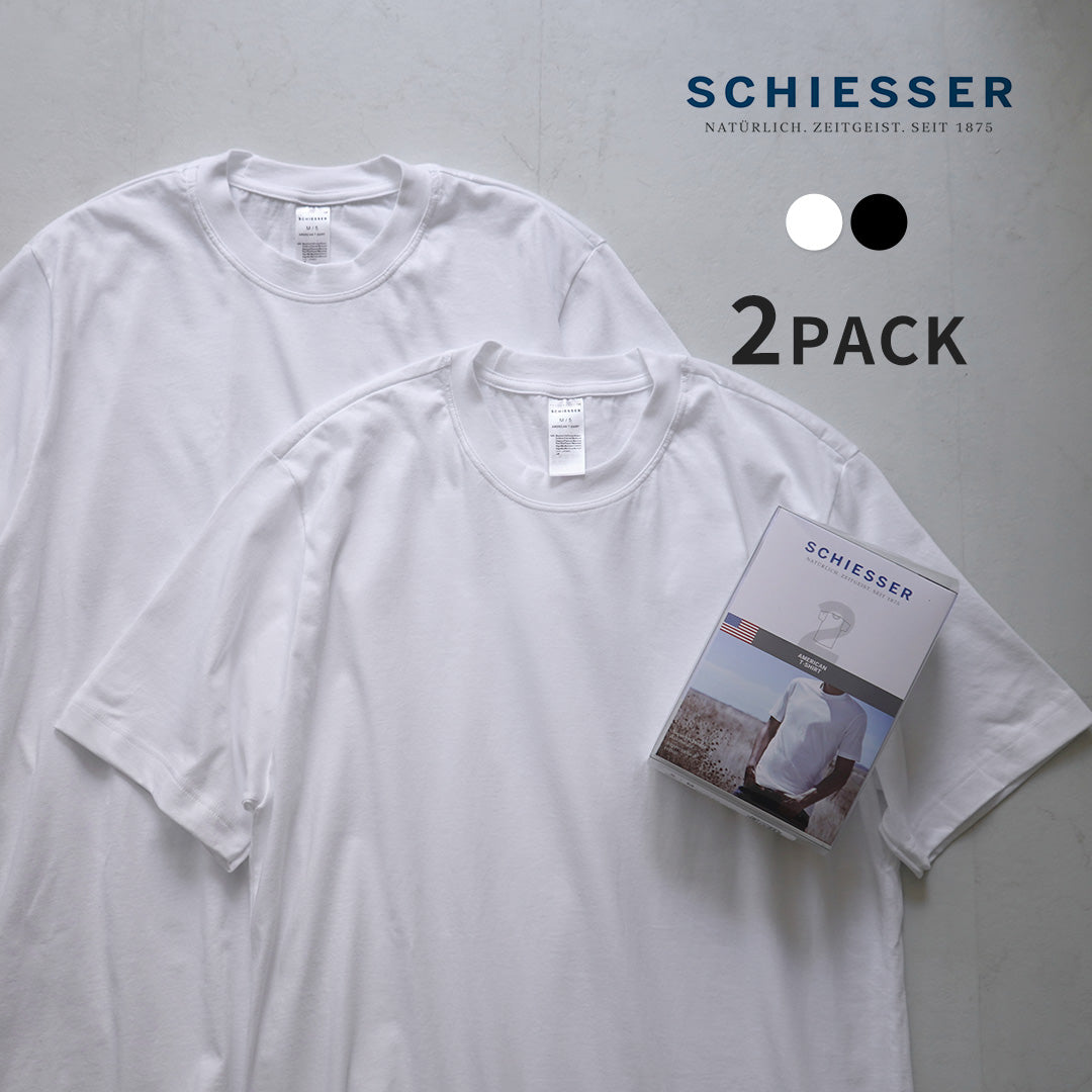 Schiesser / American Crew Neck 2 Pack T恤