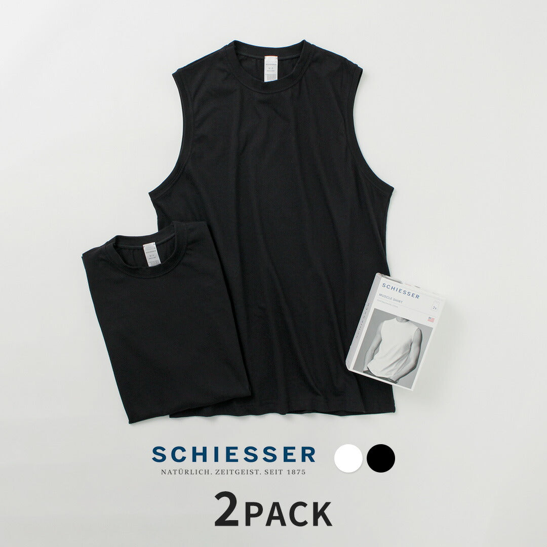 Schiesser /美國無袖2包T卹