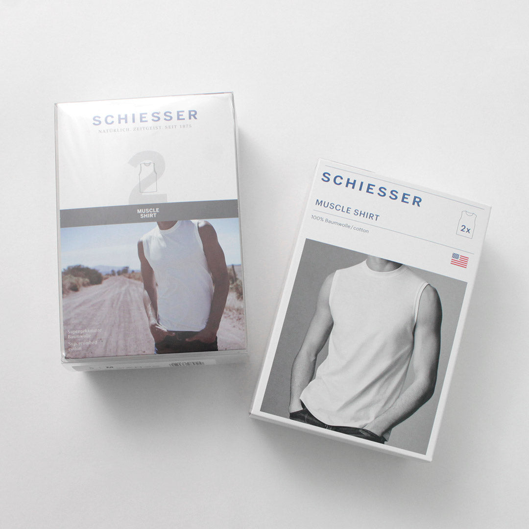 Schiesser /美國無袖2包T卹