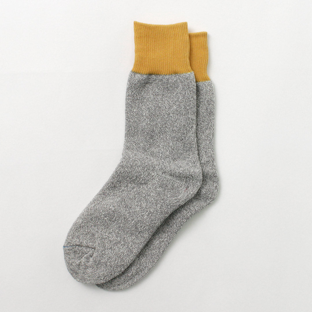 ROTOTO / R1515 Silk and Cotton Double Face Crew Socks