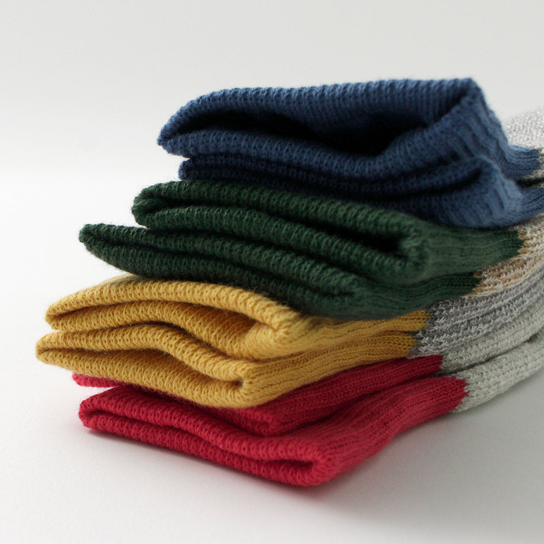 ROTOTO / R1515 Silk and Cotton Double Face Crew Socks
