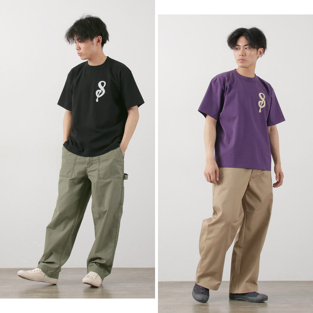 a.g. spalding&兄弟 / 14 /泽西感觉字母短袖T恤S徽标