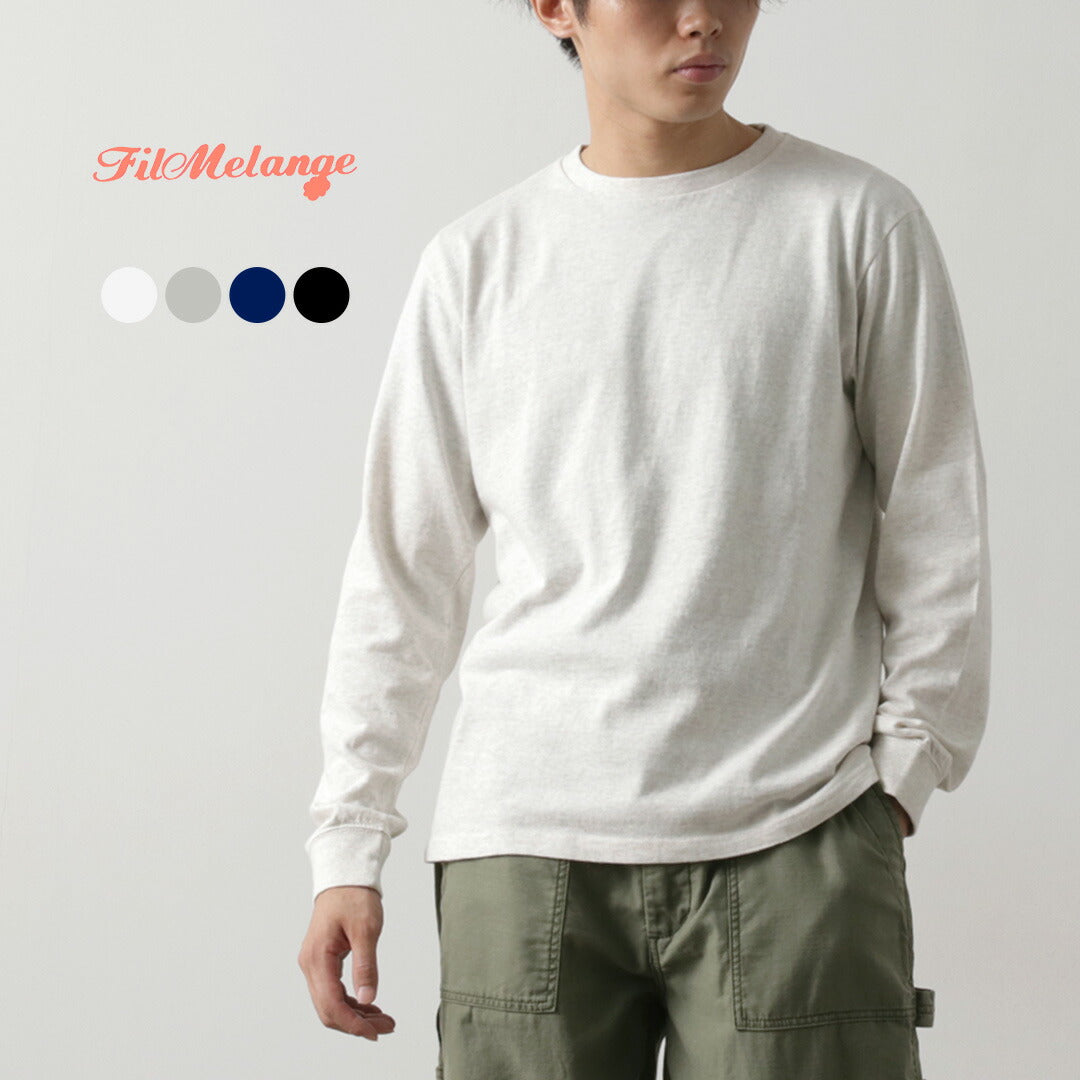 FILMELANGE / Dole Camiseta de manga larga de punto raffy orgánico