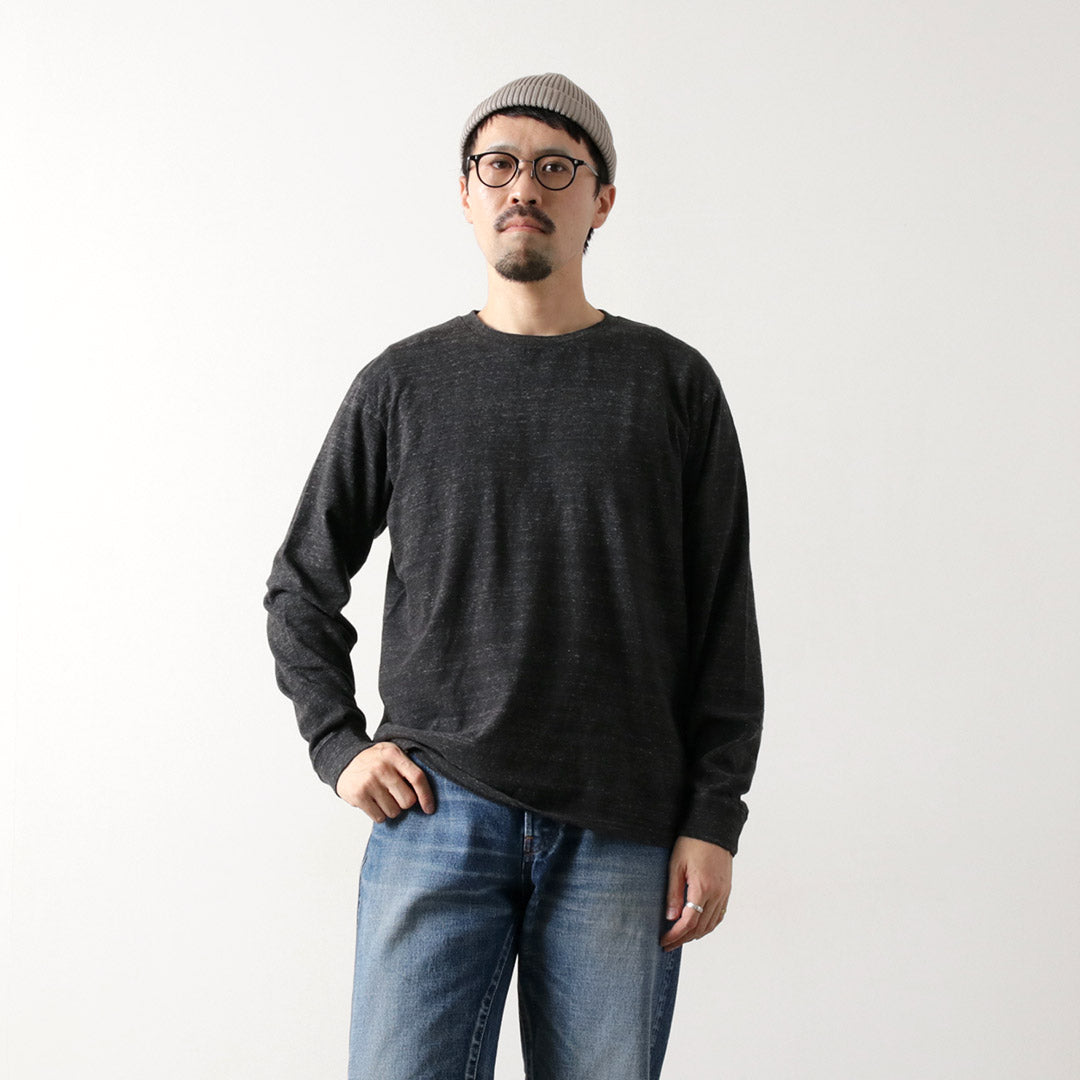 FILMELANGE / Dole Camiseta de manga larga de punto raffy orgánico