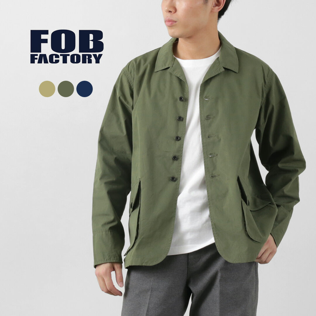 FOB FACTORY / F2439 棉尼龍可折疊野戰夾克