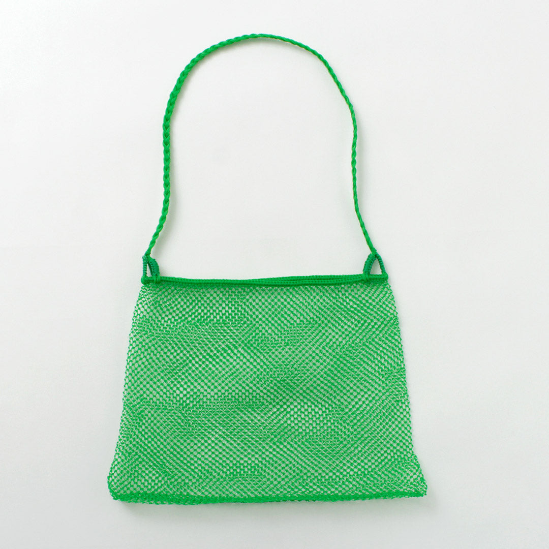 PHADUA / Bolso de malla de hombro de rejilla