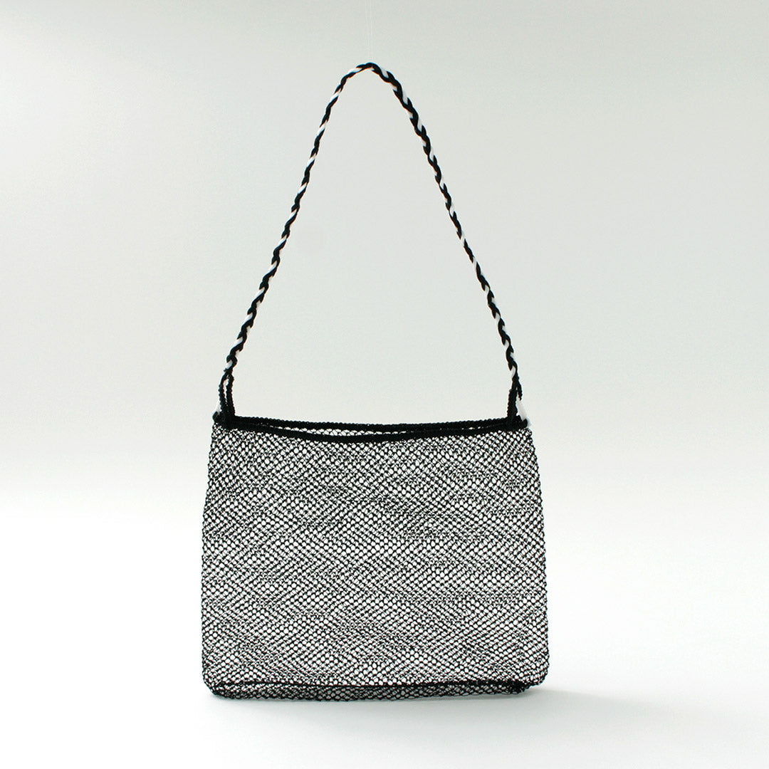PHADUA / Bolso de malla de hombro de rejilla