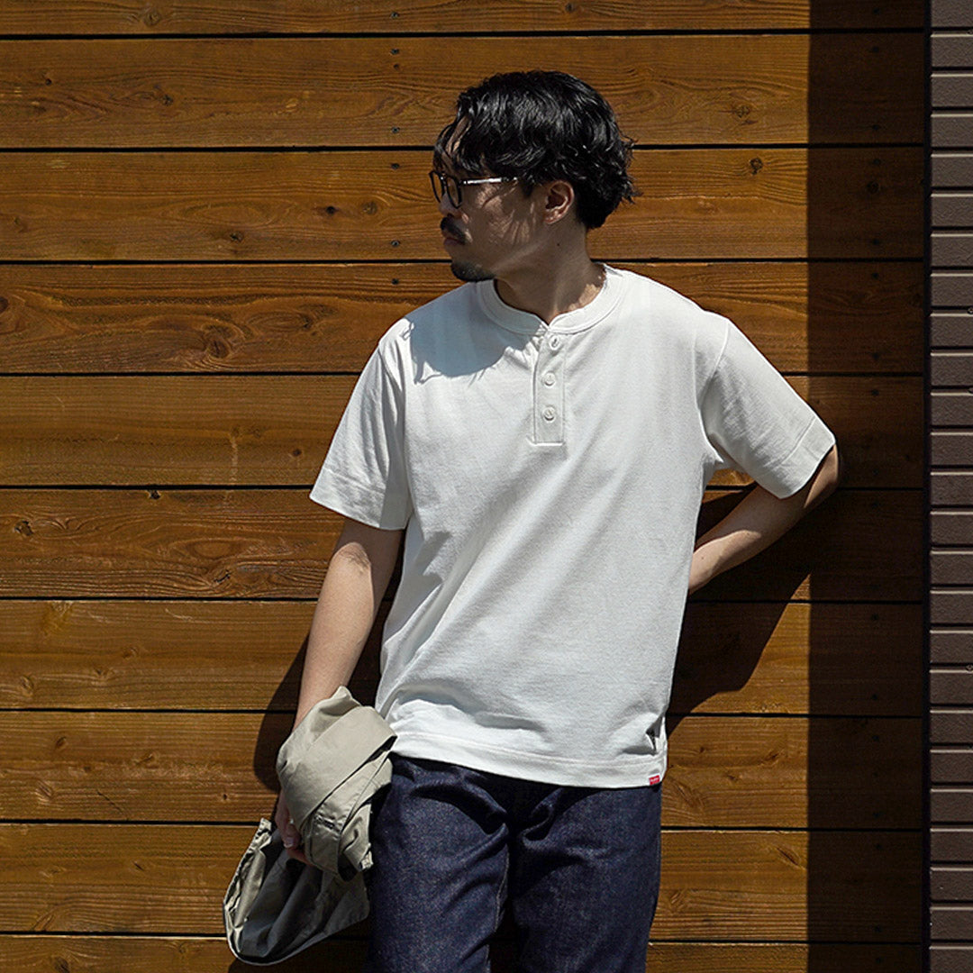Health Knit / Healthknit X Rag Henry Neck T恤