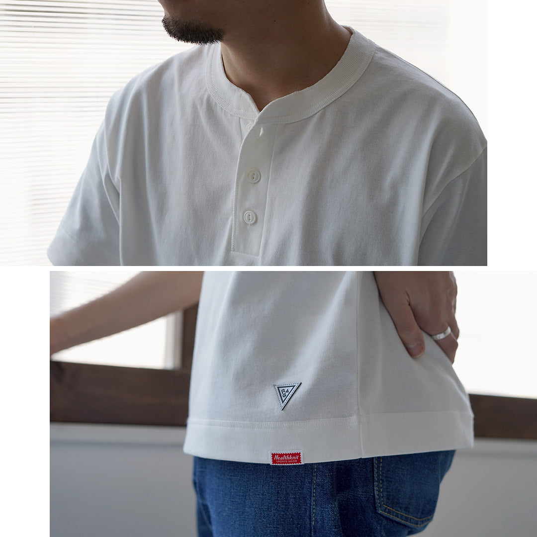 Health Knit / Healthknit X Rag Henry Neck T恤