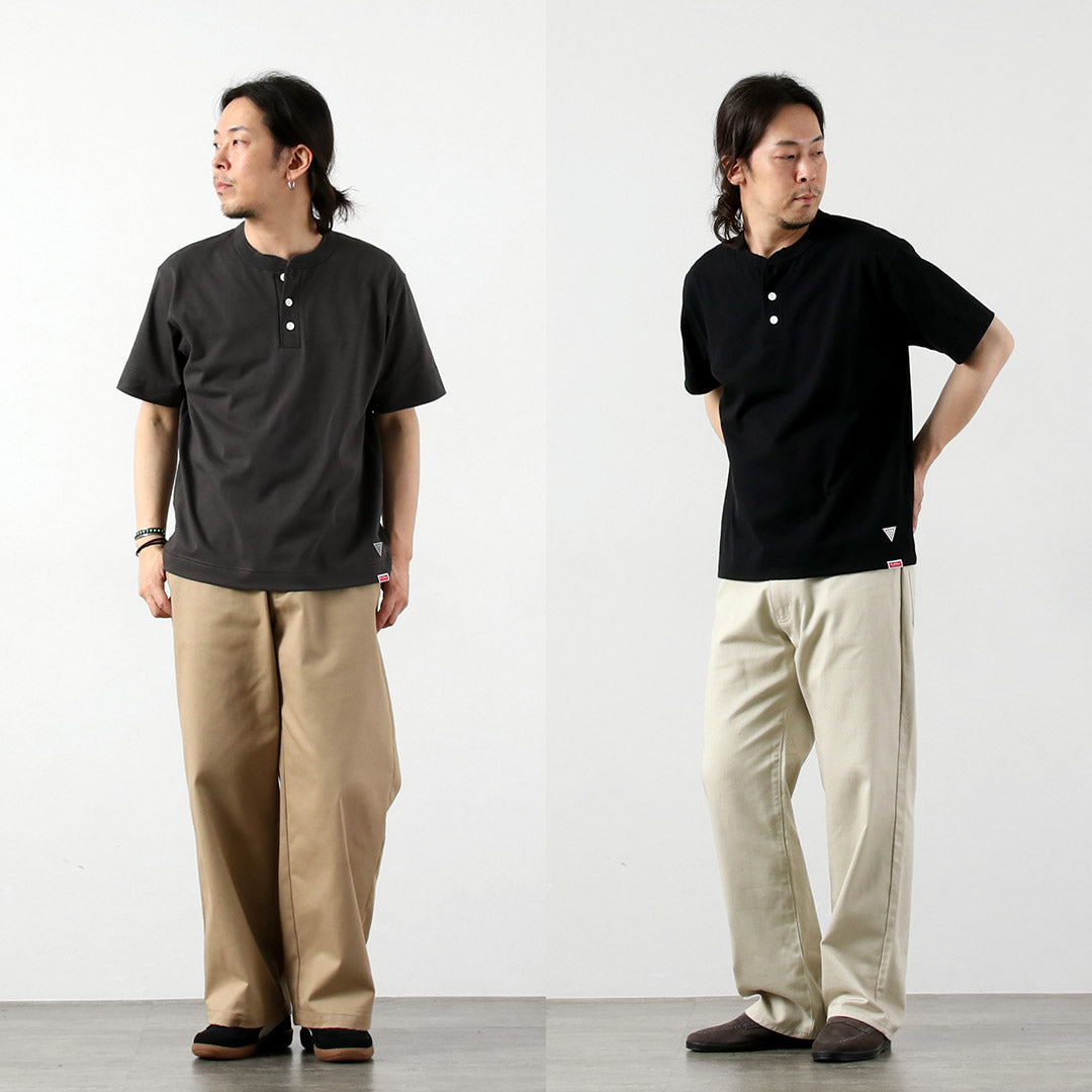 Health Knit / Healthknit X Rag Henry Neck T恤