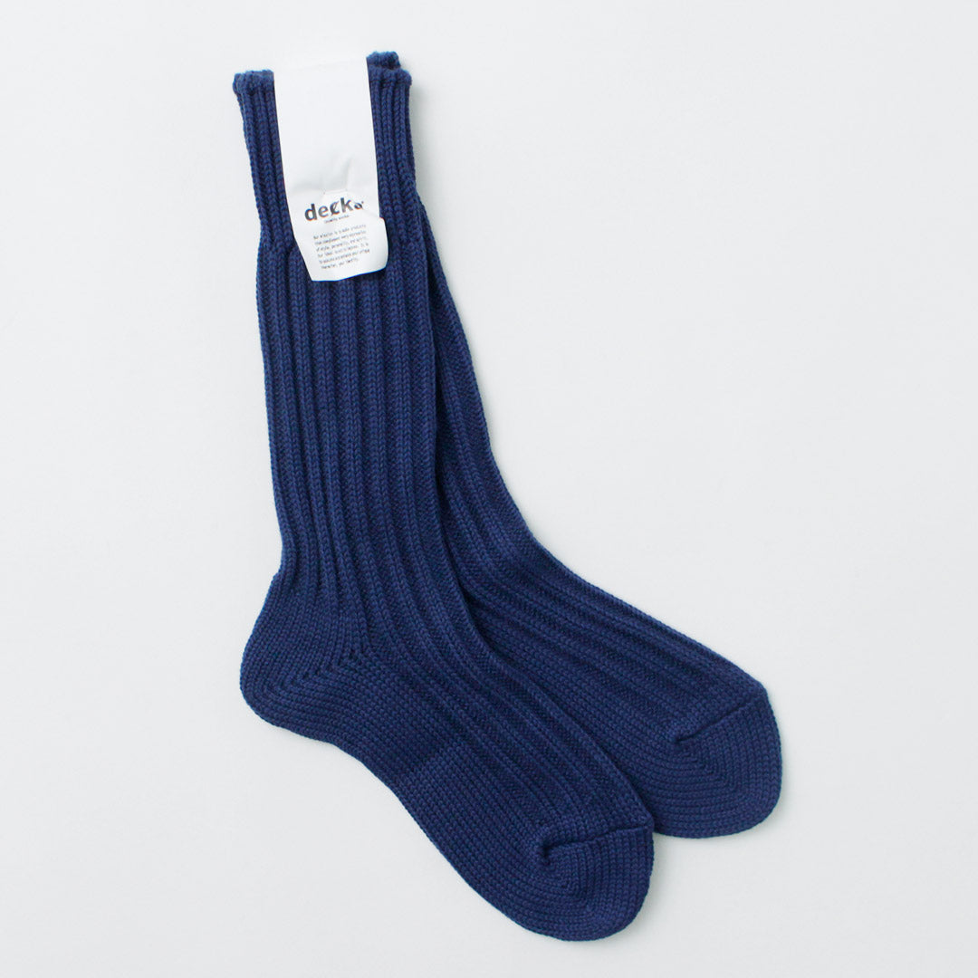 Calcetines de calidad Decka / calcetines de tripulación de peso pesado