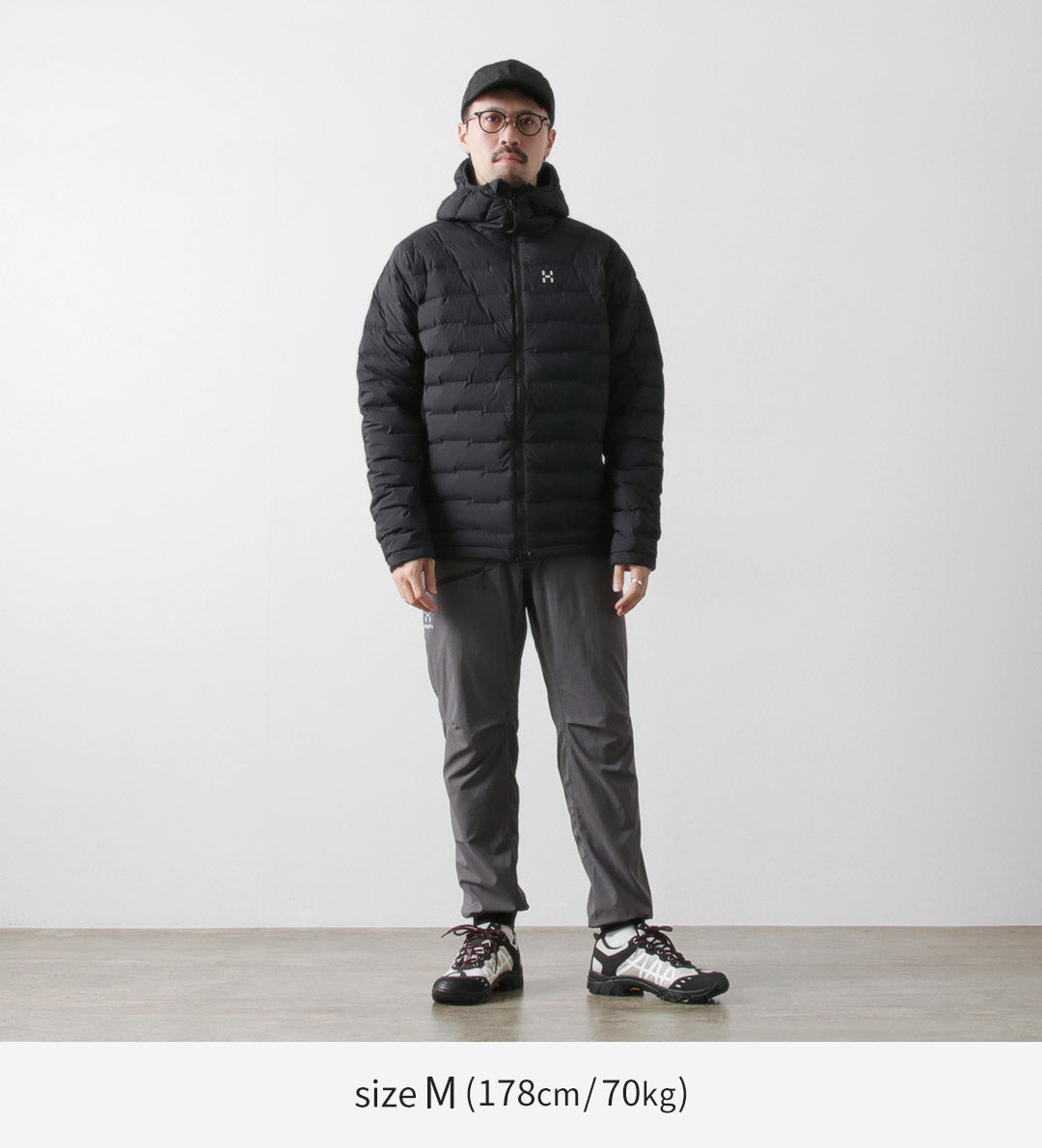HAGLOFS / Veste à capuche en duvet Spitz