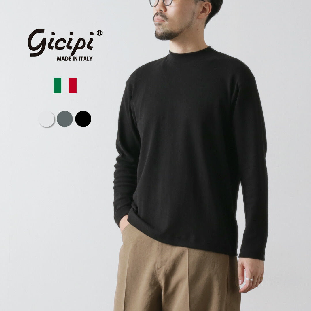 GICIPI / Delfino Col rond Coupe basique Manches longues Coupé et cousu