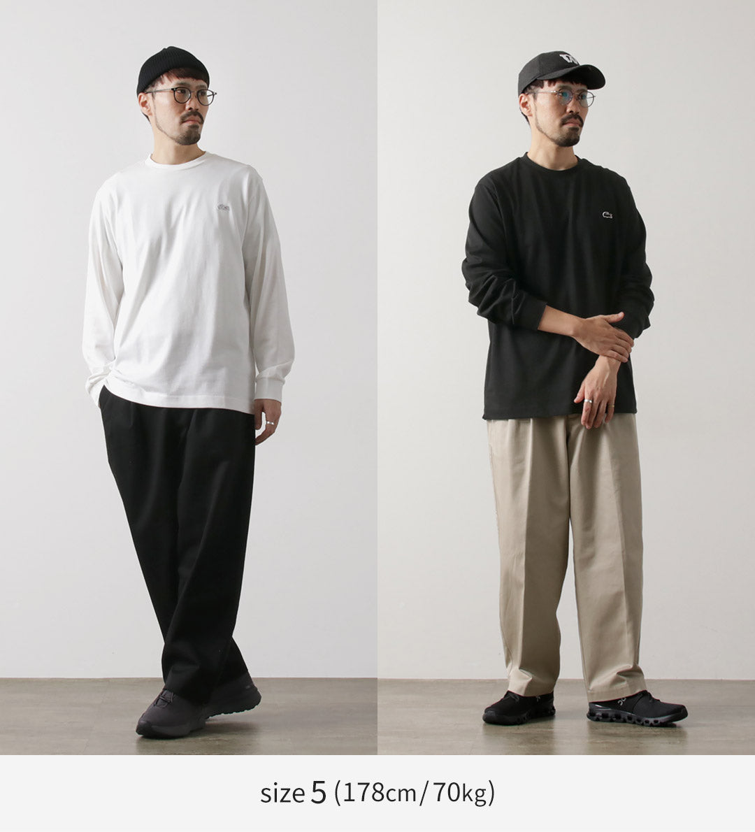LACOSTE / 베이직 긴팔 티셔츠