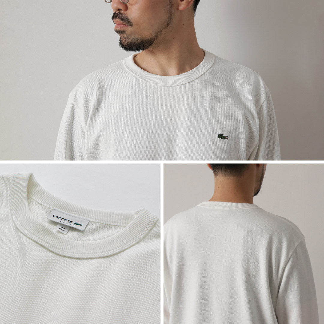 LACOSTE / 经典版型珠地布长袖 T 恤