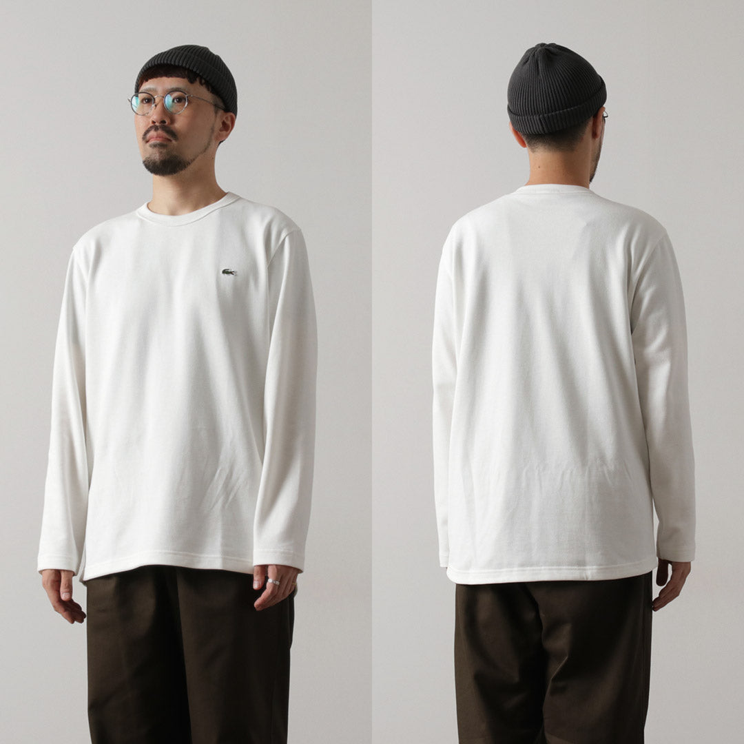 LACOSTE / 经典版型珠地布长袖 T 恤