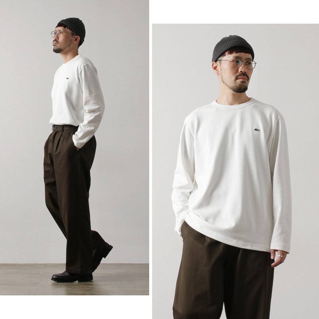 LACOSTE / 经典版型珠地布长袖 T 恤