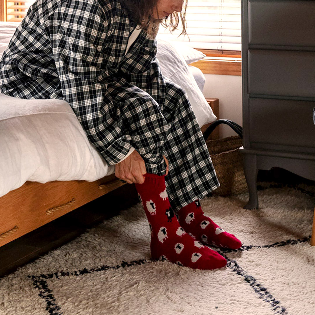 ROTOTO / Sheep Pile Room Socks
