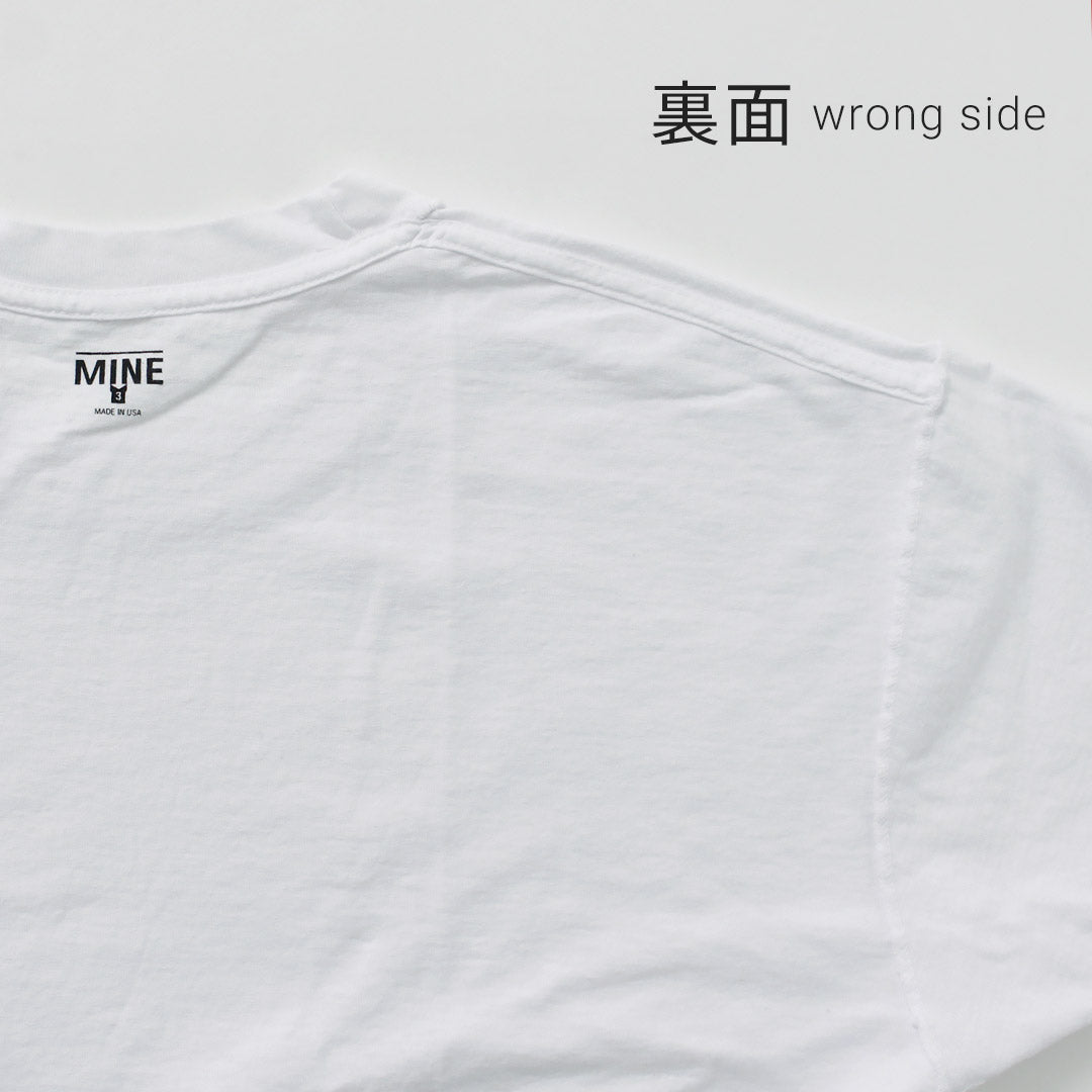 T-shirt d'équipage à mines / manches courtes