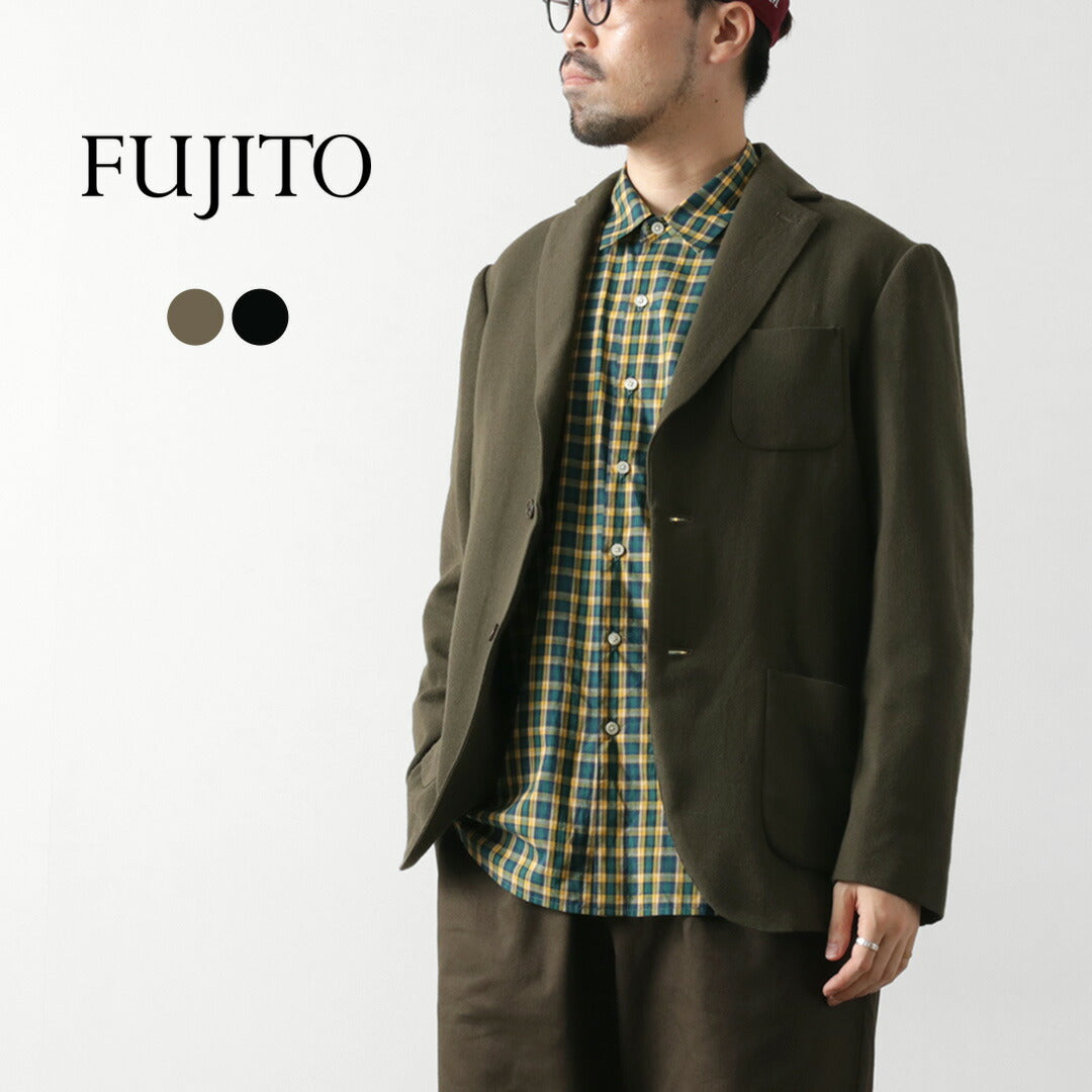 FUJITO / N.O.UN 2B 夾克羊毛嗶嘰