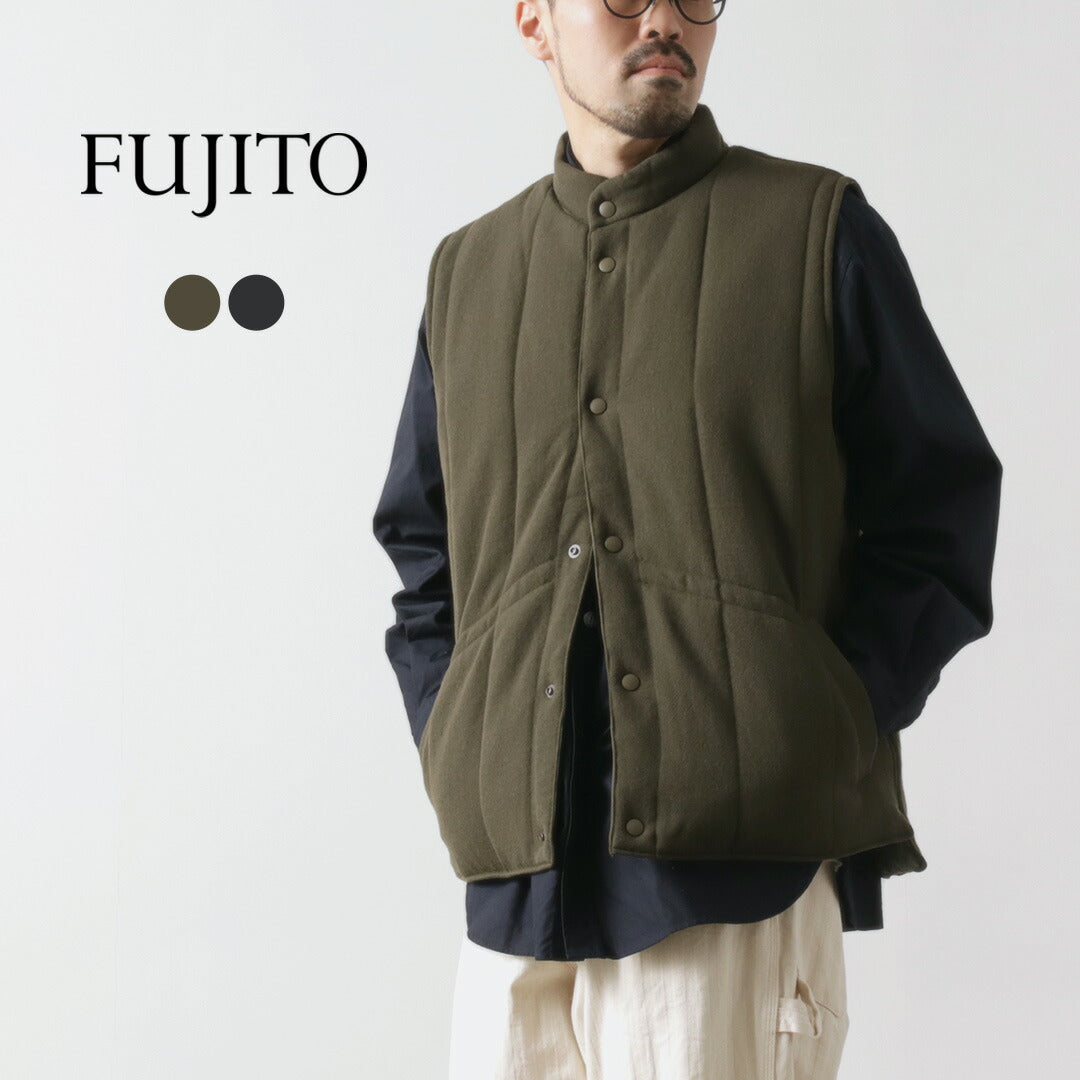 FUJITO / 滑雪背心 羊毛嗶嘰