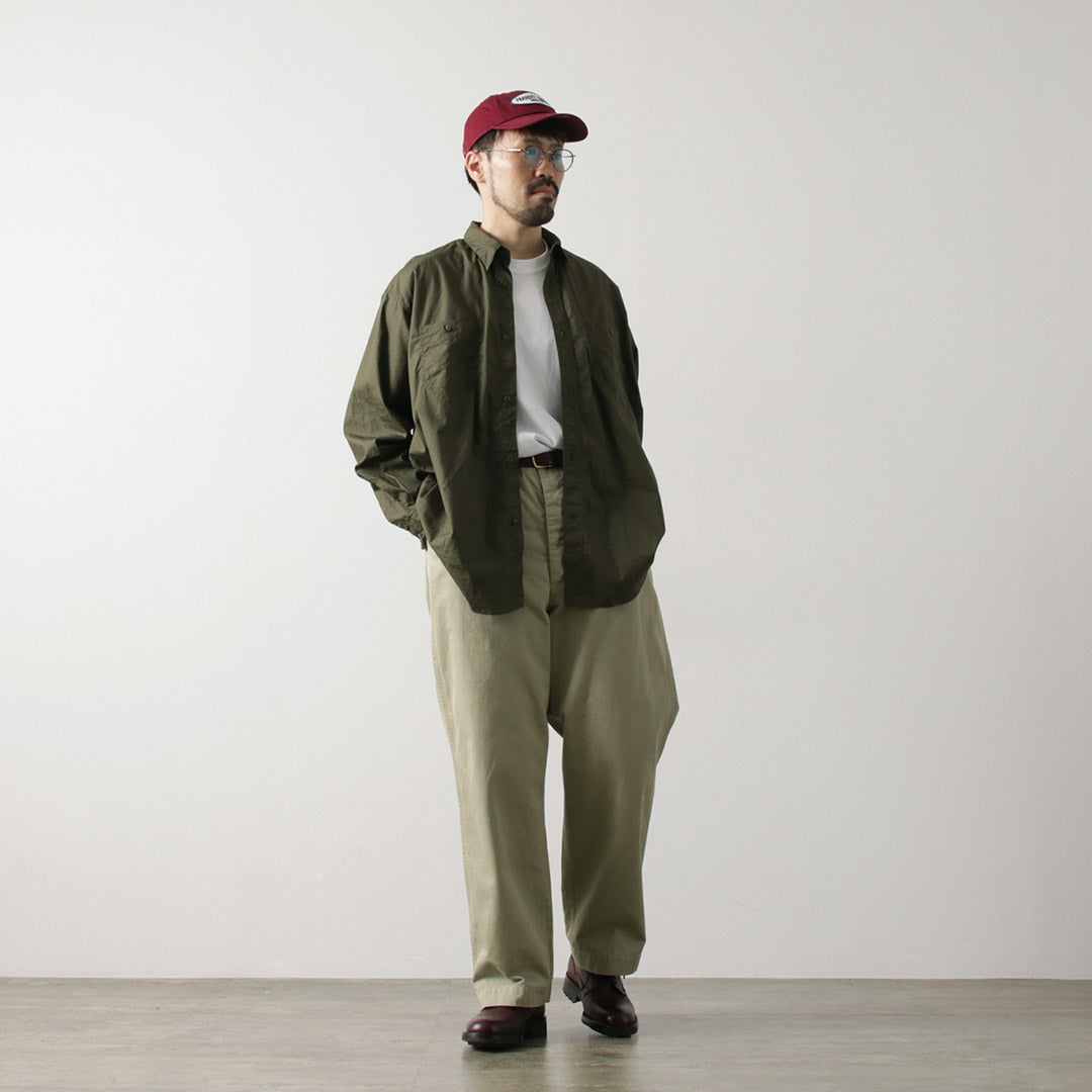 FUJITO / 大码宽幅工作衬衫