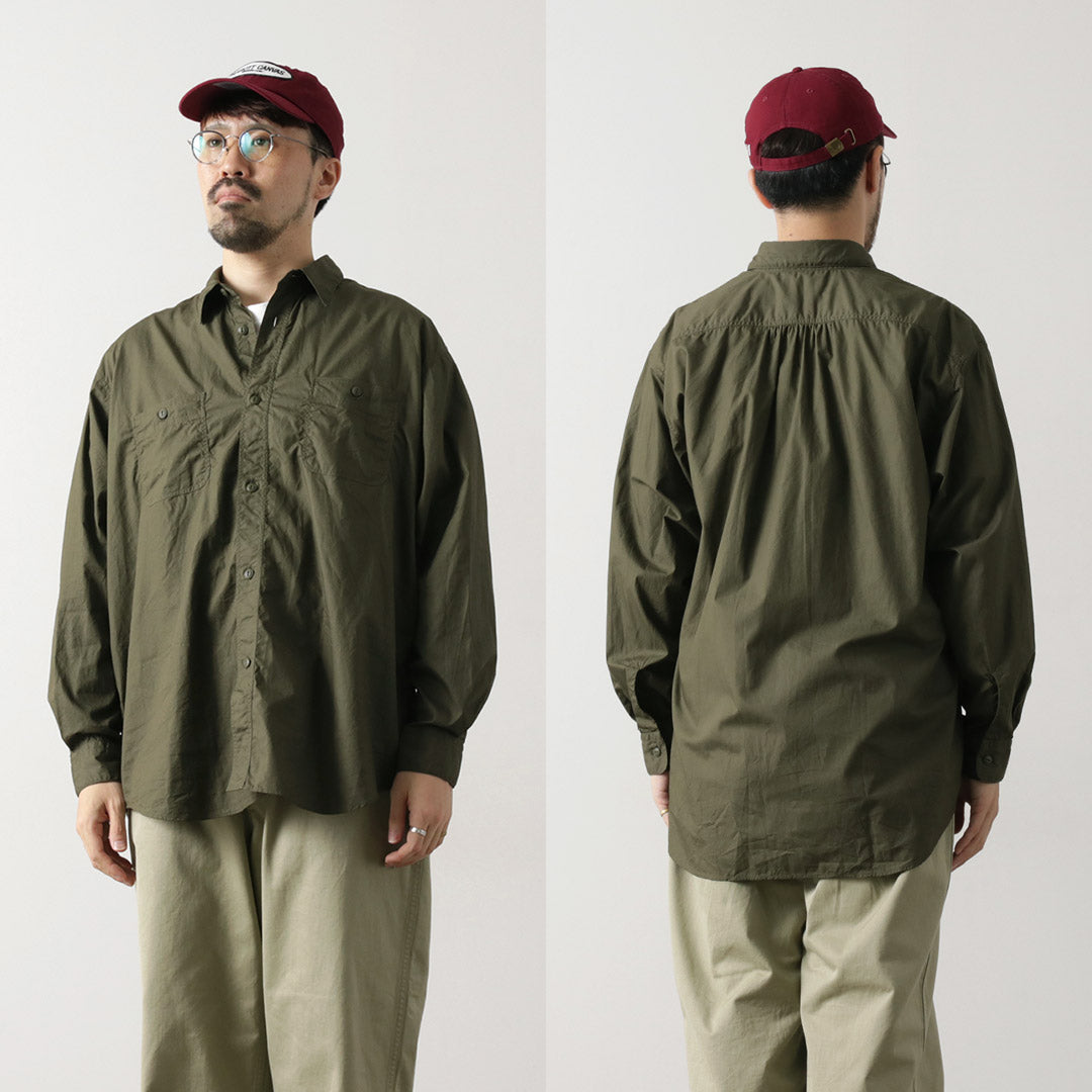 FUJITO / 大码宽幅工作衬衫