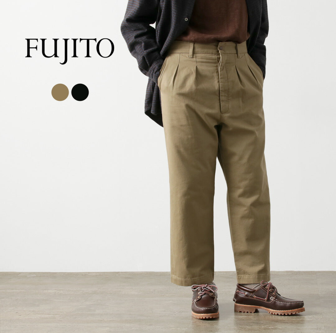 FUJITO / Pantalón chino de 2 pliegues