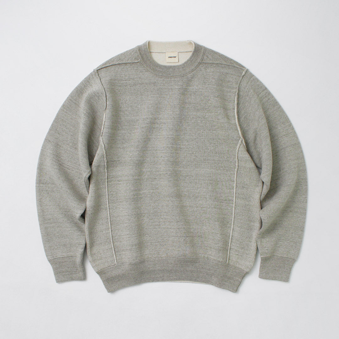 NON TEINTÉ / Tricot double face en coton biologique coloré