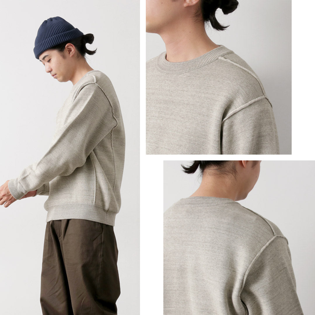 NON TEINTÉ / Tricot double face en coton biologique coloré