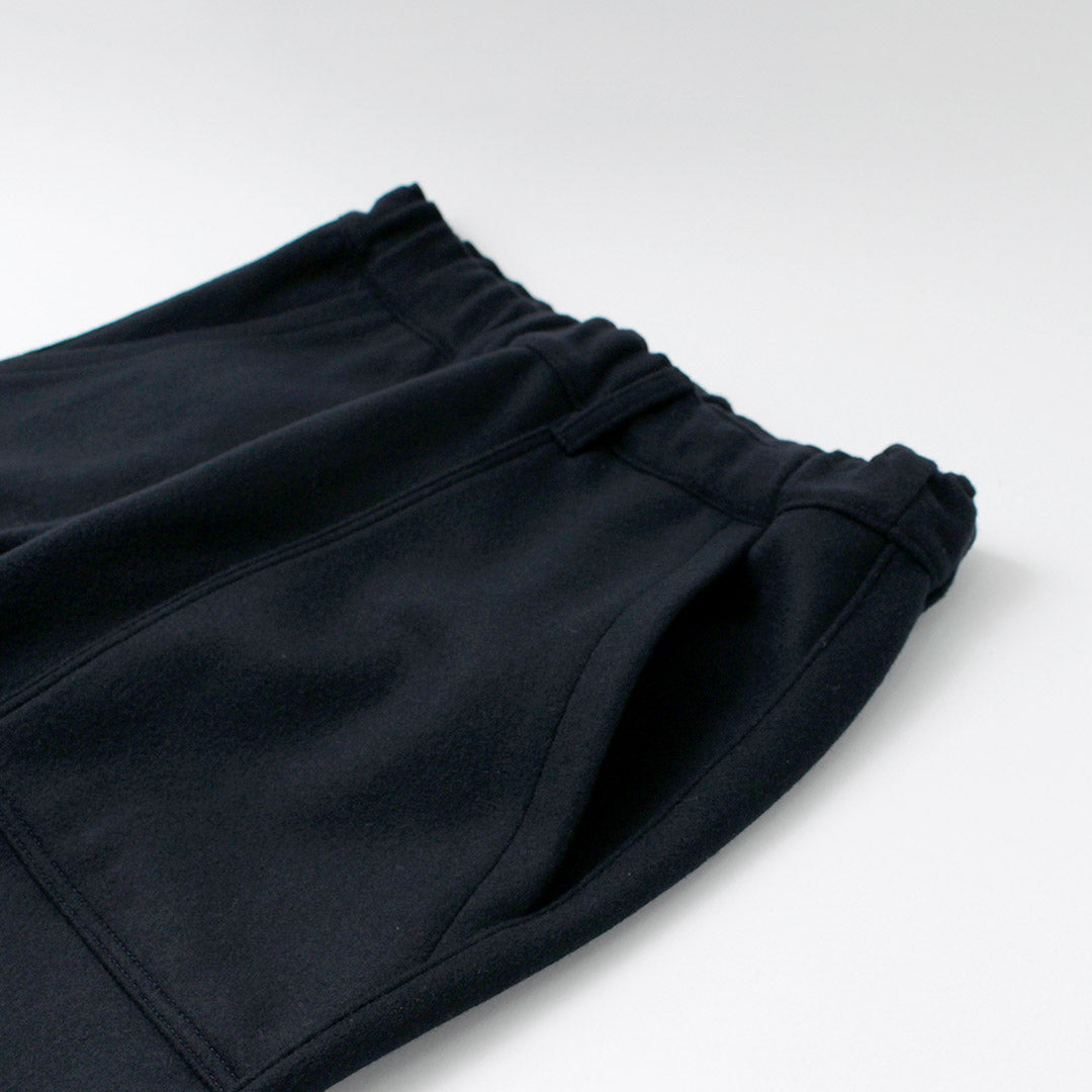 RE HECHO EN TOKIO JAPÓN / Pantalones fáciles de lana Melton Super 140