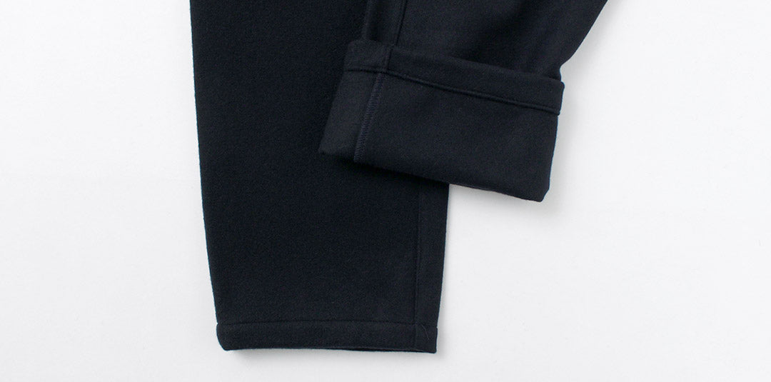 RE HECHO EN TOKIO JAPÓN / Pantalones fáciles de lana Melton Super 140