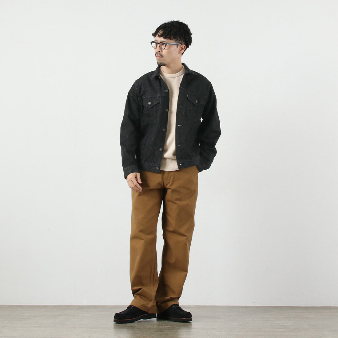 FOB FACTORY / F2444 布邊牛仔第三種夾克