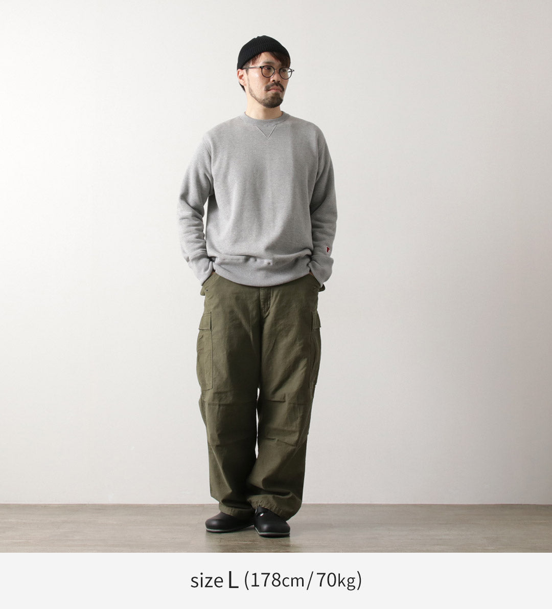 FOB FACTORY / F7098 圆领运动衫