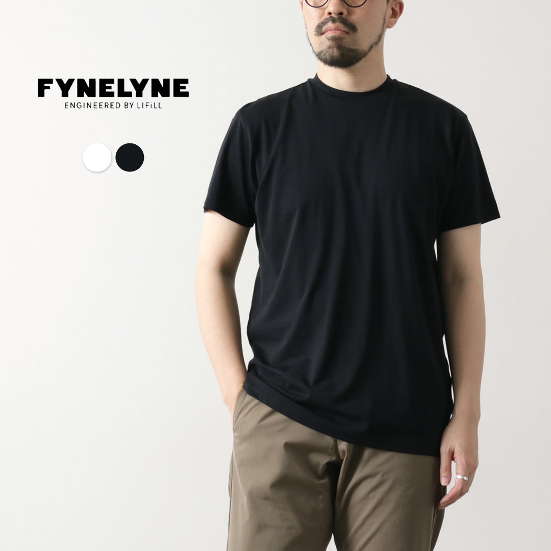 Fynelyne由Lifill / Cottony Short Sleeve Crew Neck T卹設計