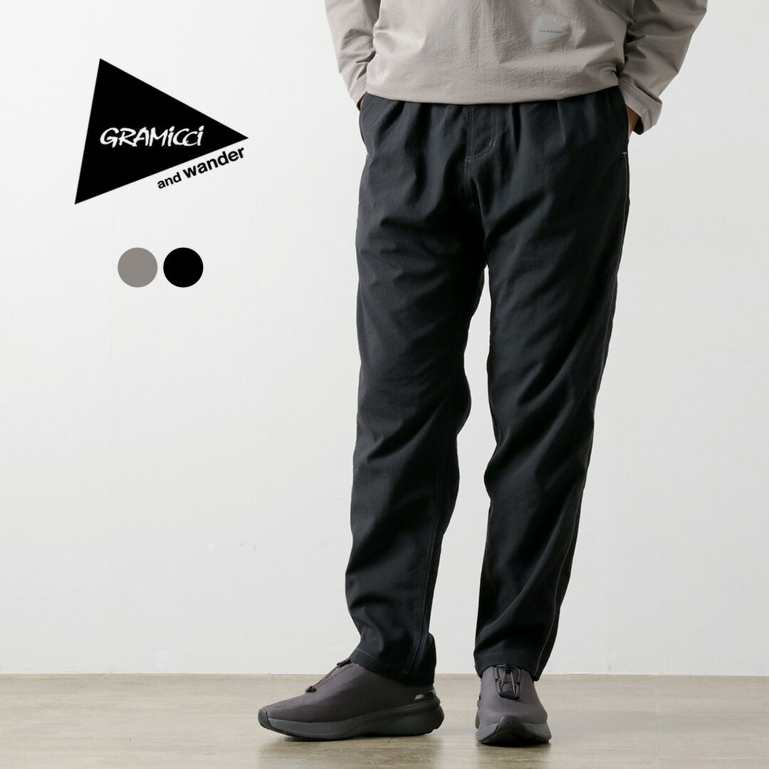 AND WANDER / Pantalon d'escalade en nylon Gramicci