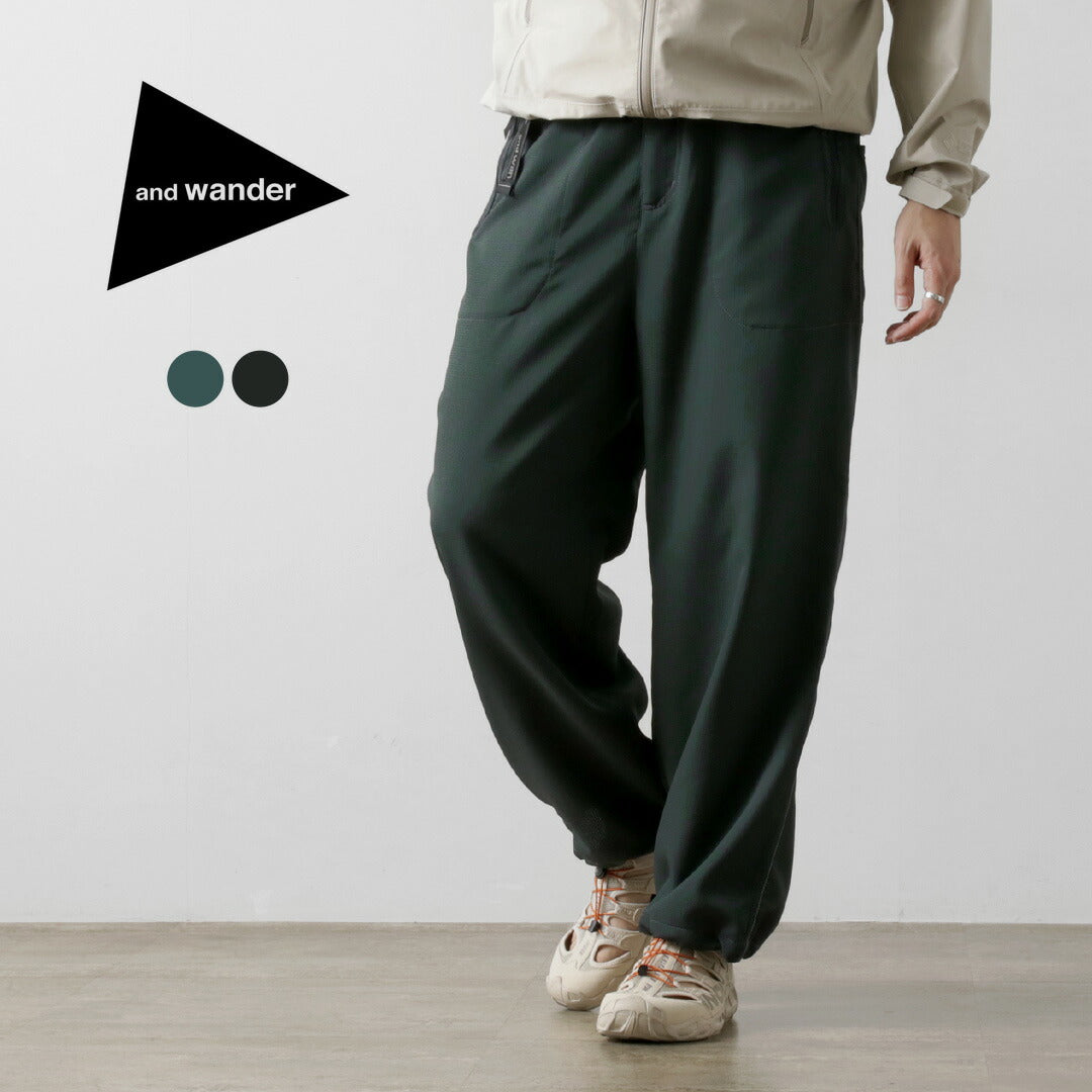 AND WANDER / Pantalon Vent