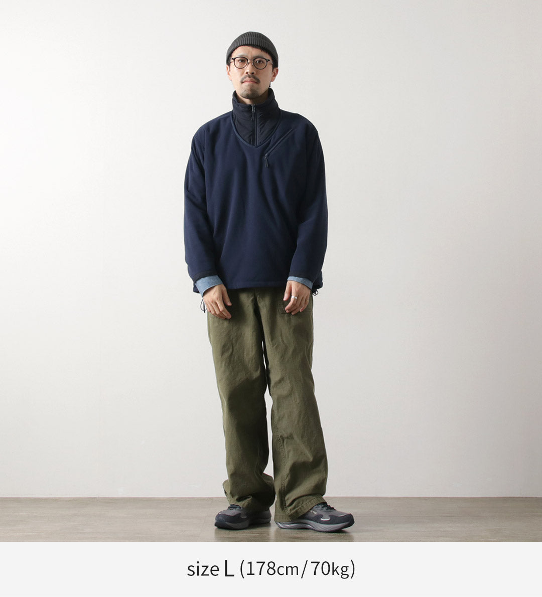 JUGEM / 尼龙抓绒组合夹克