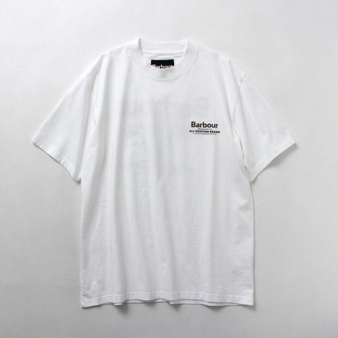 BARBOUR / Camiseta extragrande con gráfico al aire libre