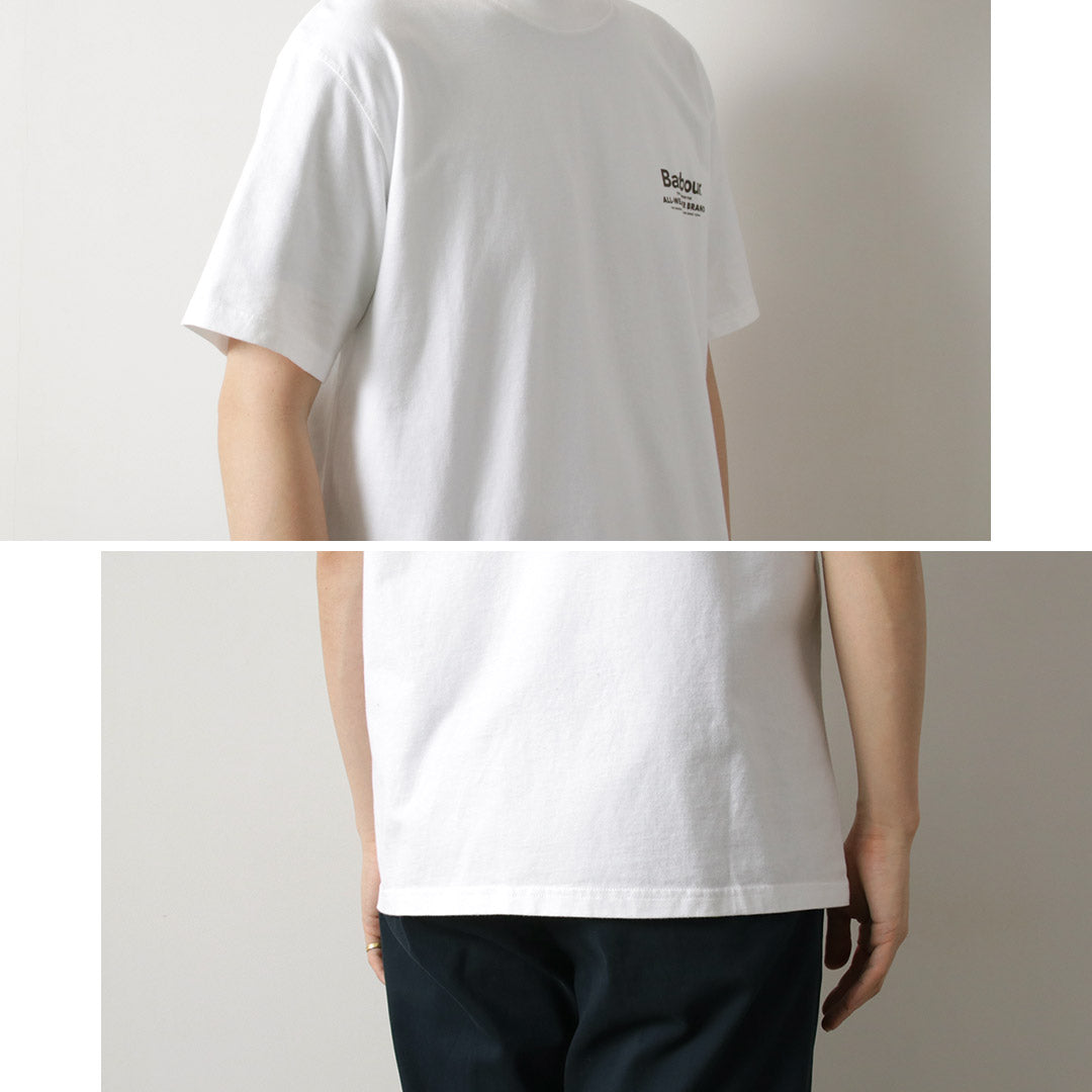 BARBOUR / Camiseta extragrande con gráfico al aire libre