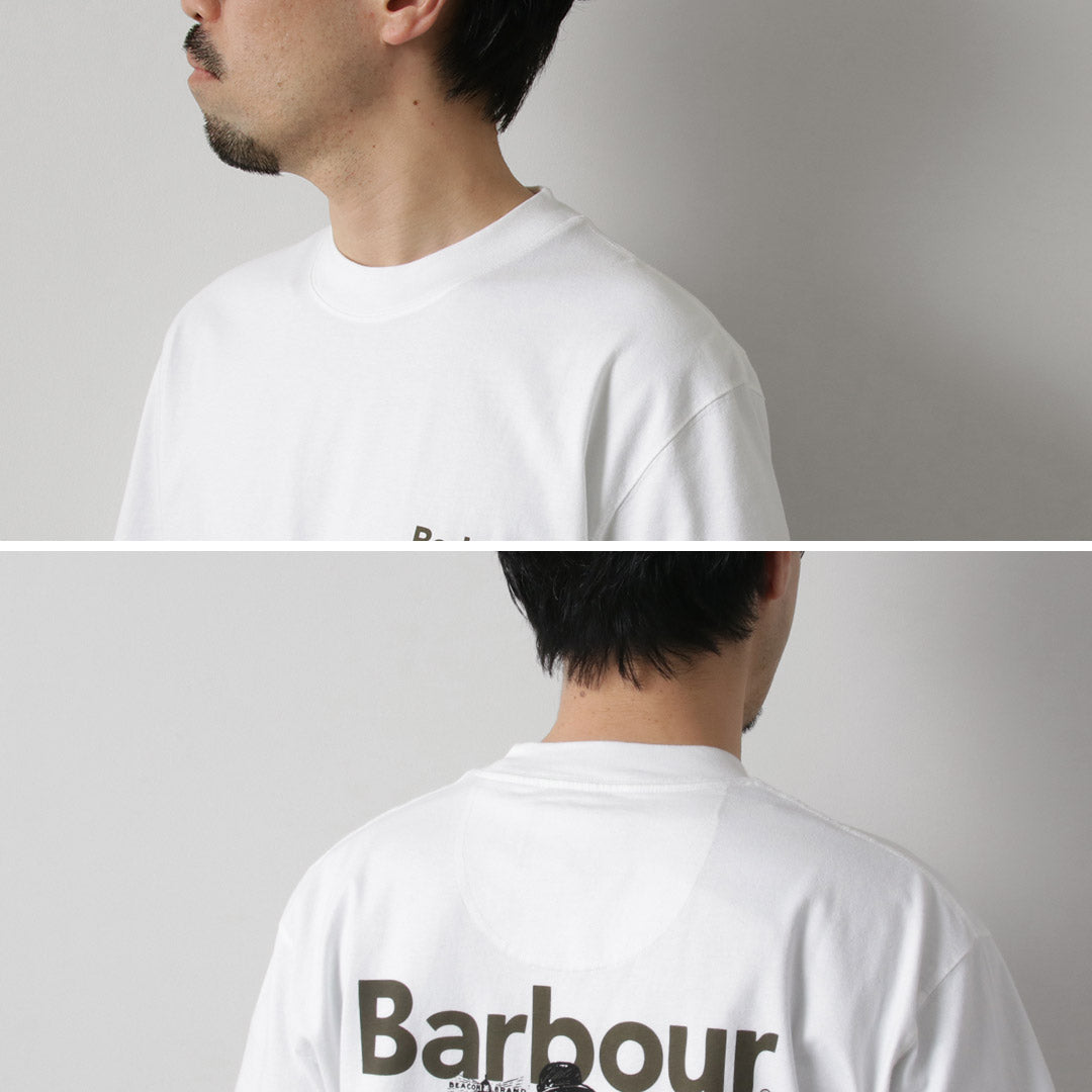 BARBOUR / Camiseta extragrande con gráfico al aire libre