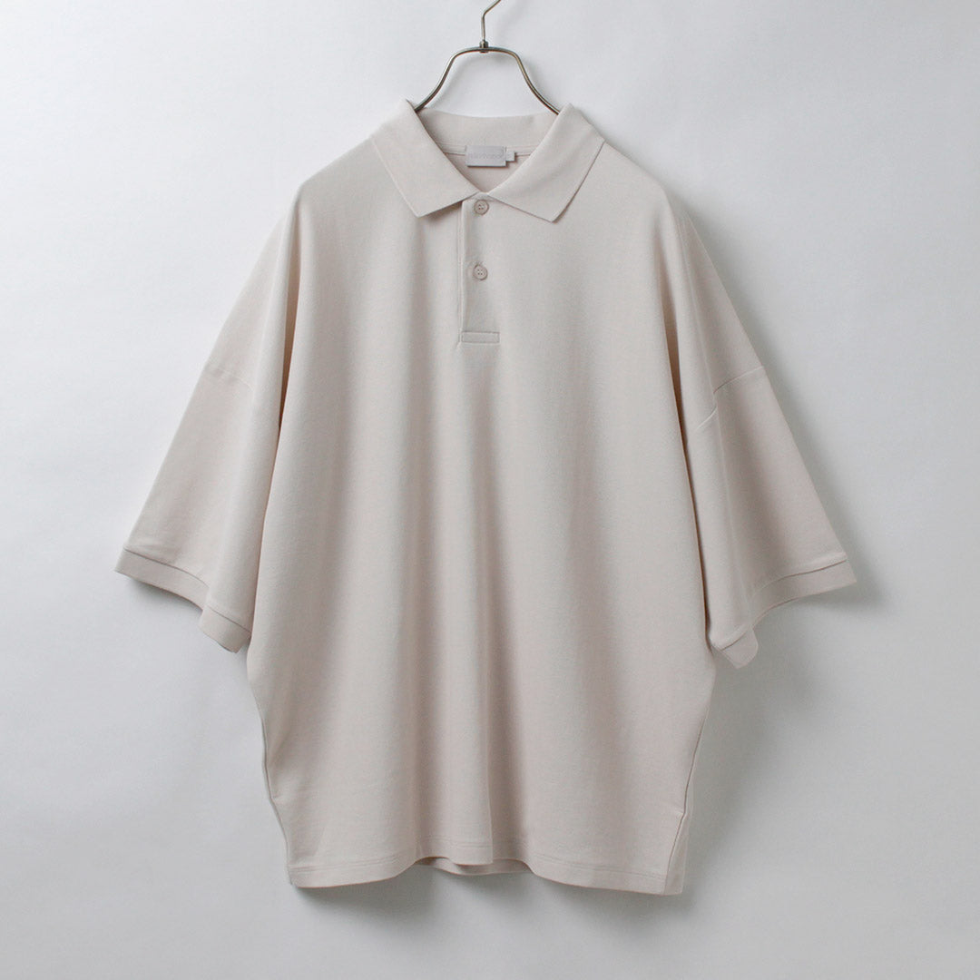 HANDVAERK / 短袖錐形大珠地佈 Polo 衫