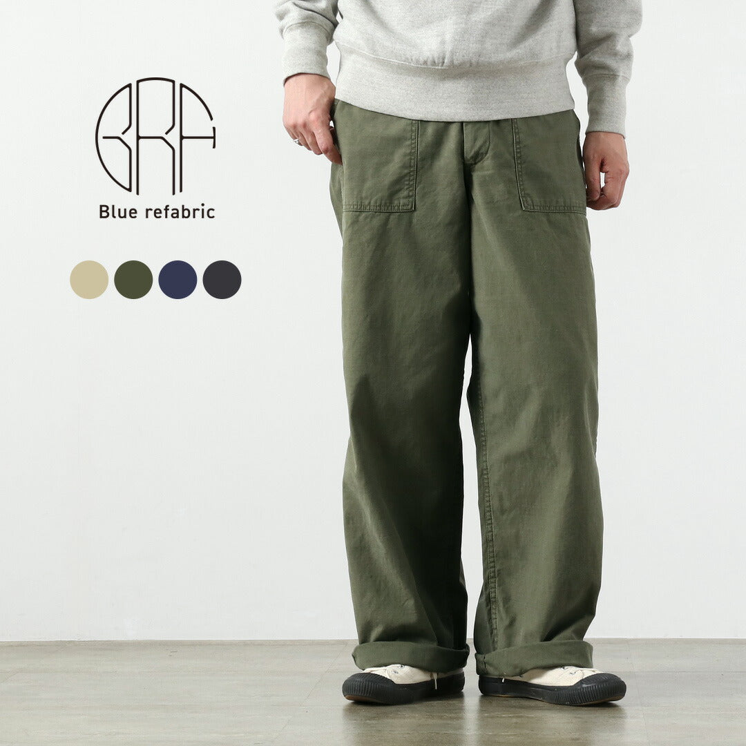 JAPAN BLUE JEANS / Wide Baker Pants 硫磺染色后缎