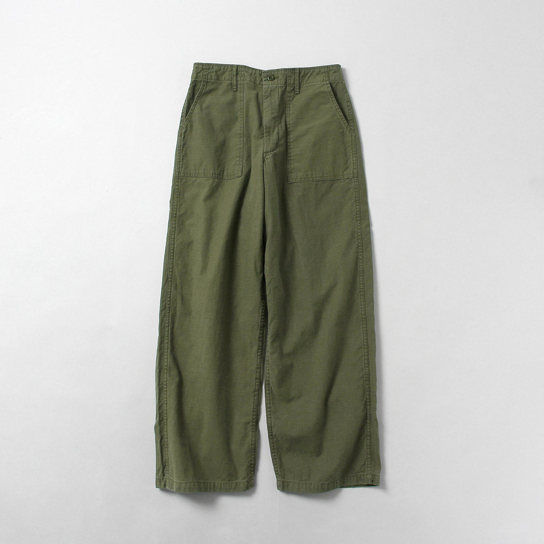 JAPAN BLUE JEANS / Wide Baker Pants 硫磺染色后缎
