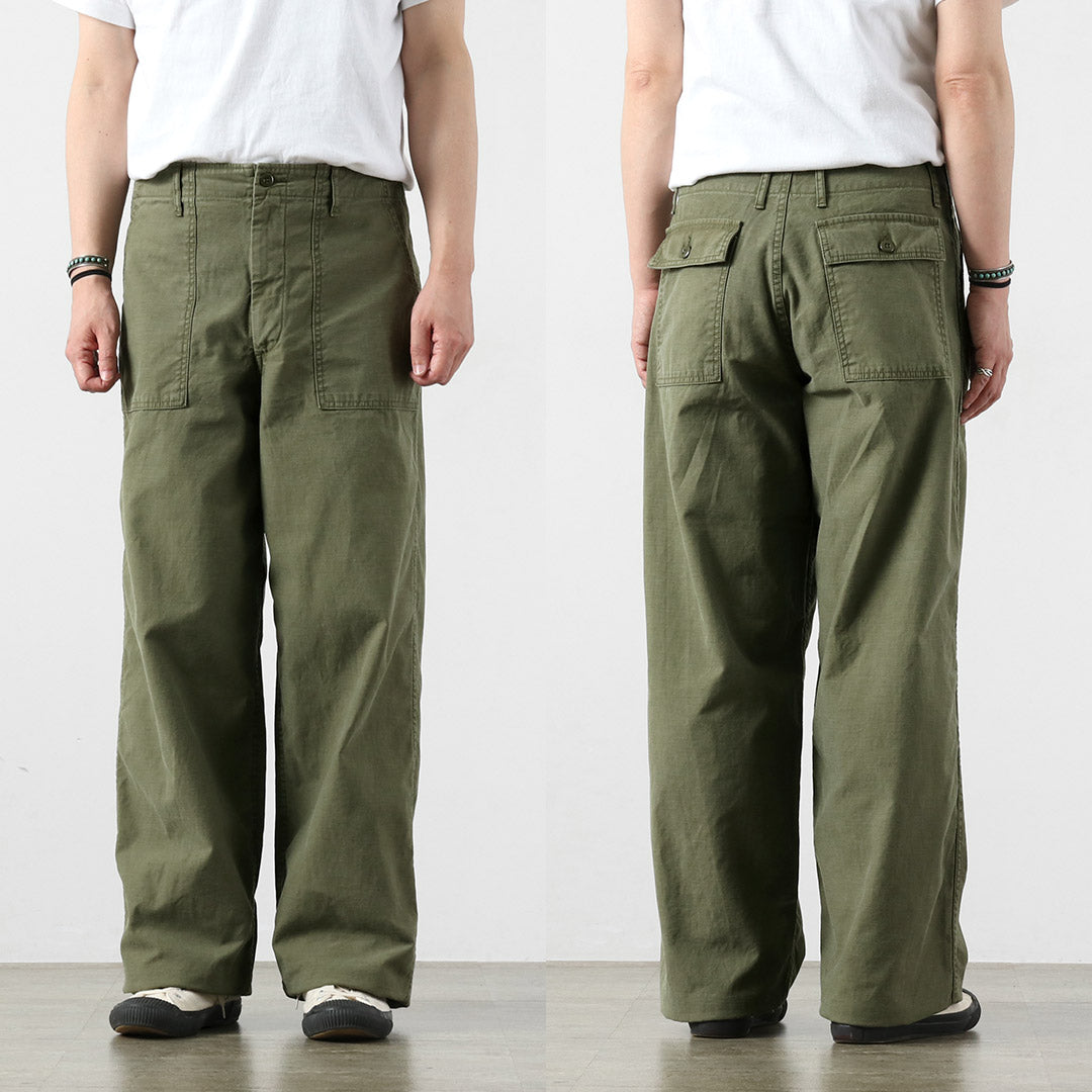 JAPAN BLUE JEANS / Wide Baker Pants 硫磺染色后缎