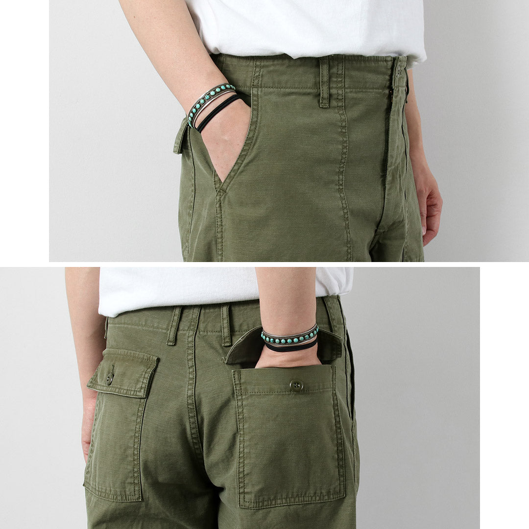 JAPAN BLUE JEANS / Wide Baker Pants 硫磺染色后缎