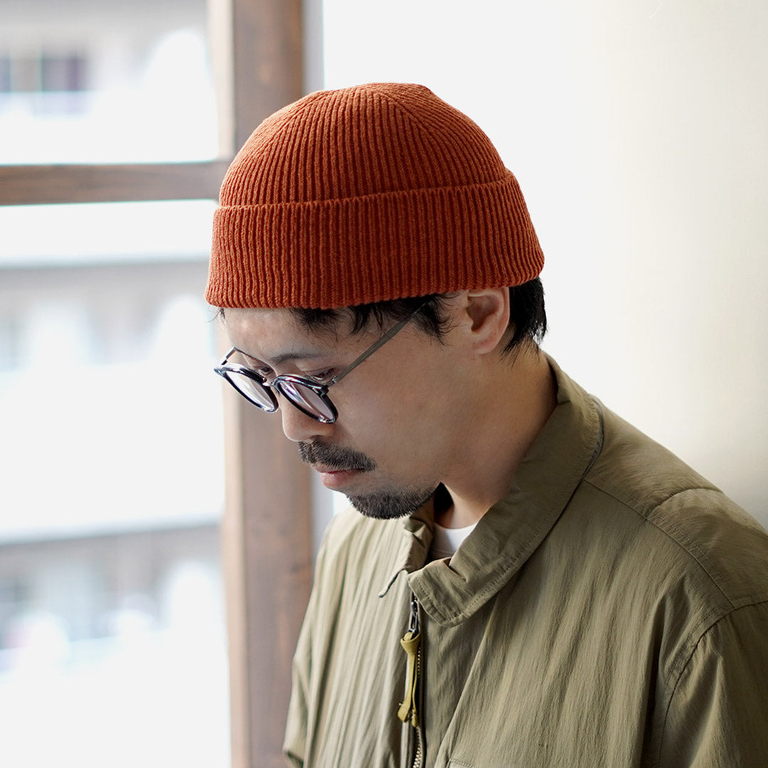 ROTOTO / 日本纸和再生棉毛线帽