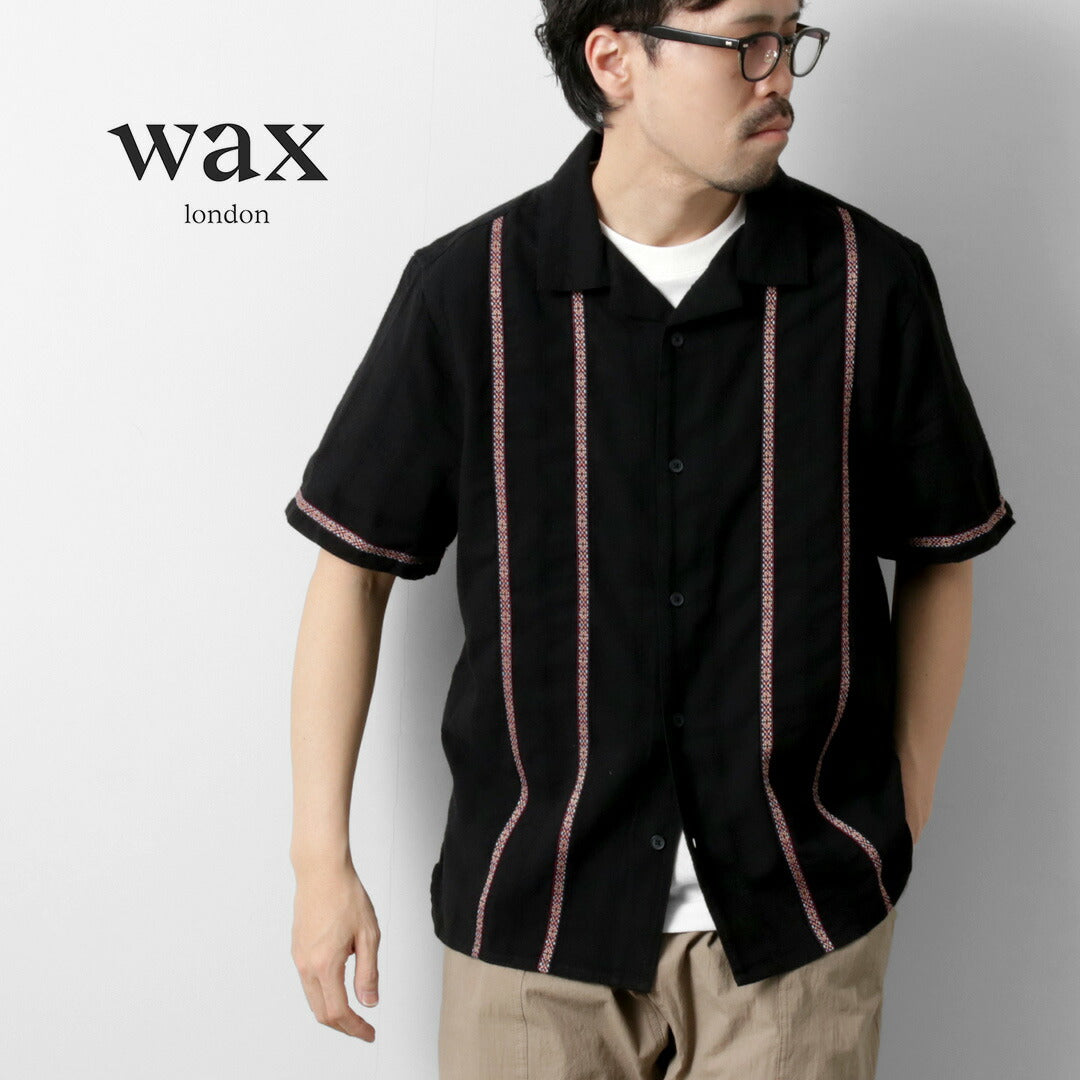 WAX LONDON / Didcot 条纹开口多臂短袖衬衫